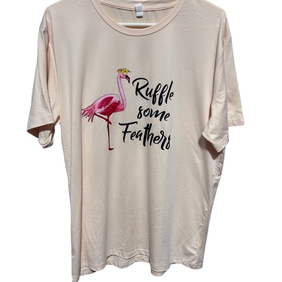 Tops - Pink Flamingo Graphic Tee